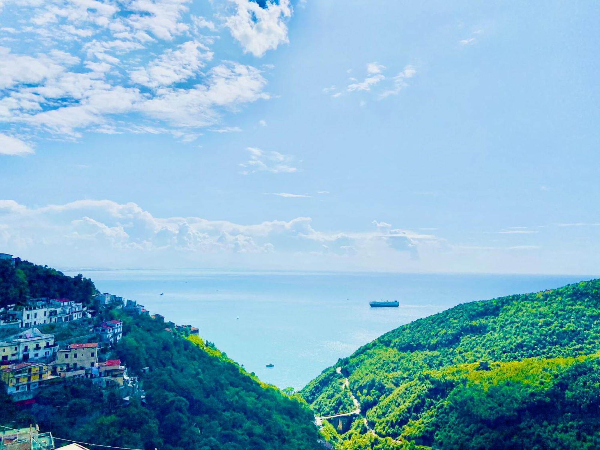 Borgo Virginia - Sea View In Amalfi Coast Apartman Vietri Kültér fotó