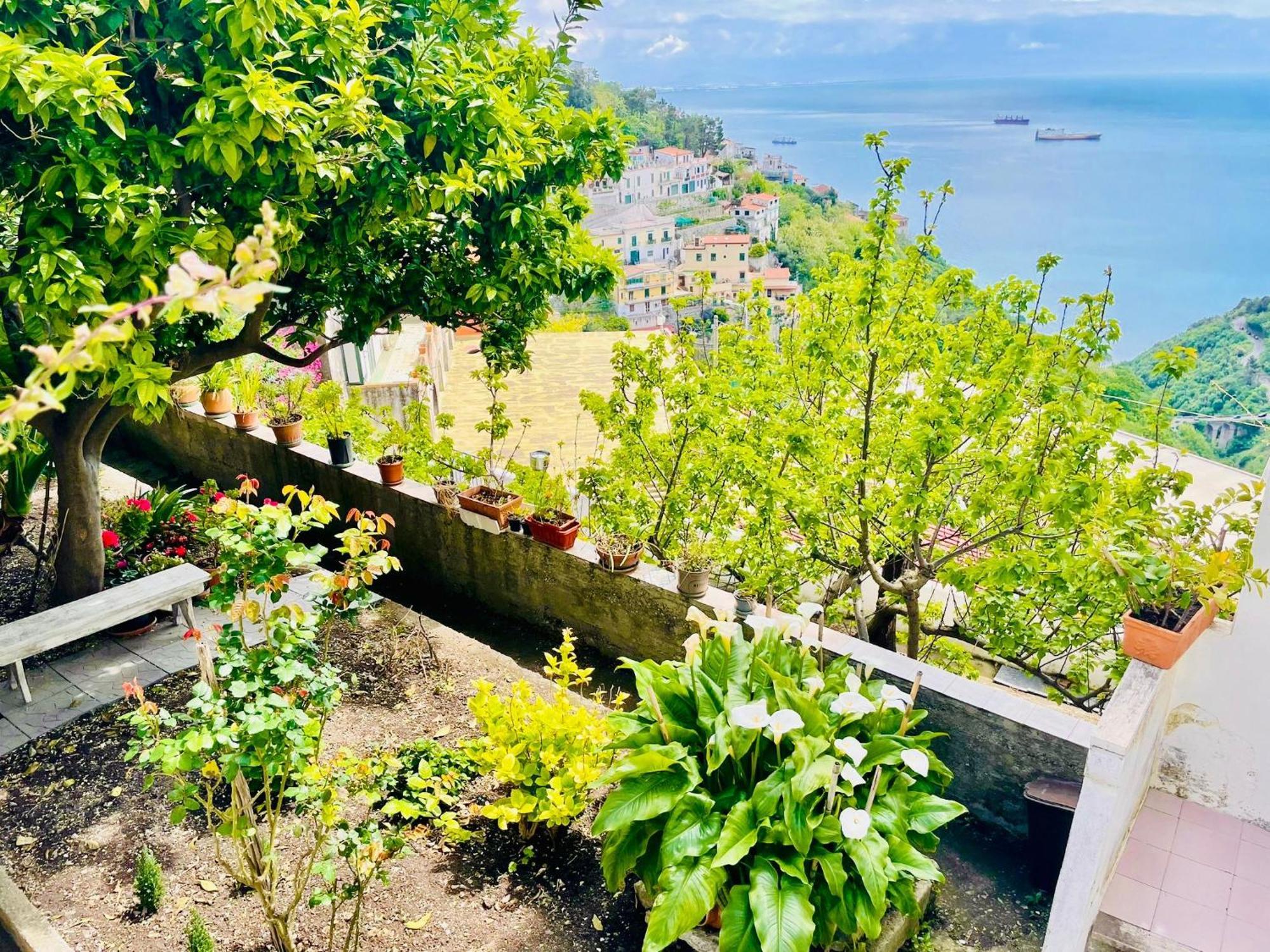 Borgo Virginia - Sea View In Amalfi Coast Apartman Vietri Kültér fotó